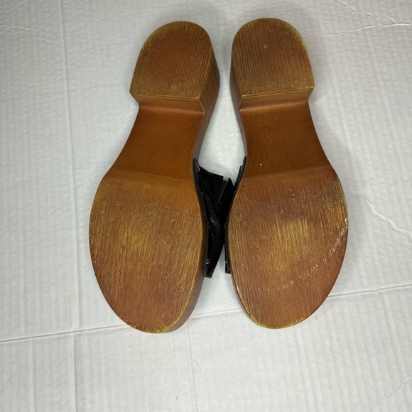 Olivia Miller, black clog sandal size 7 - Picture 4 of 4